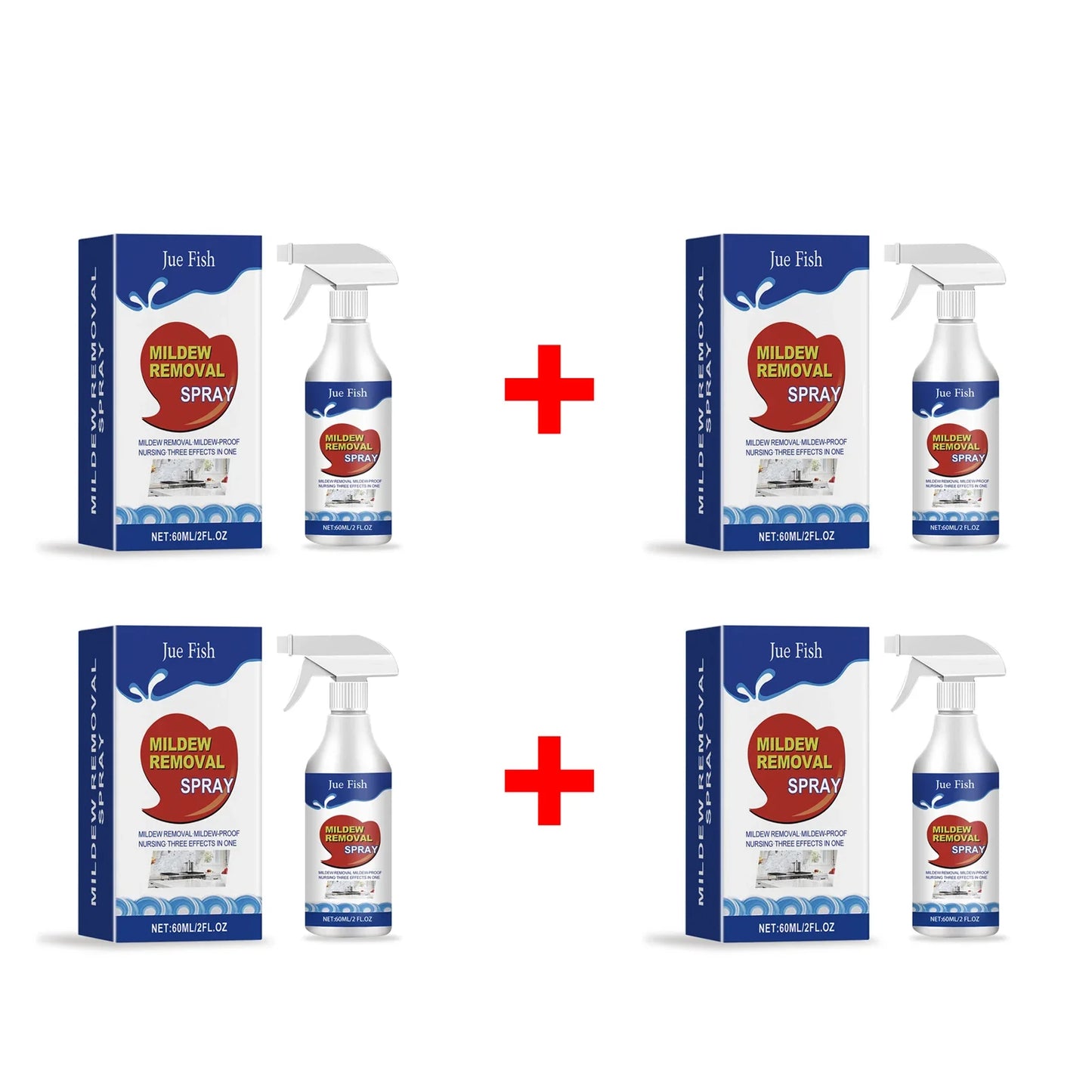 Mildew Removal Spray – Tiles, Bathtubs & Mould Cleaner 60ml