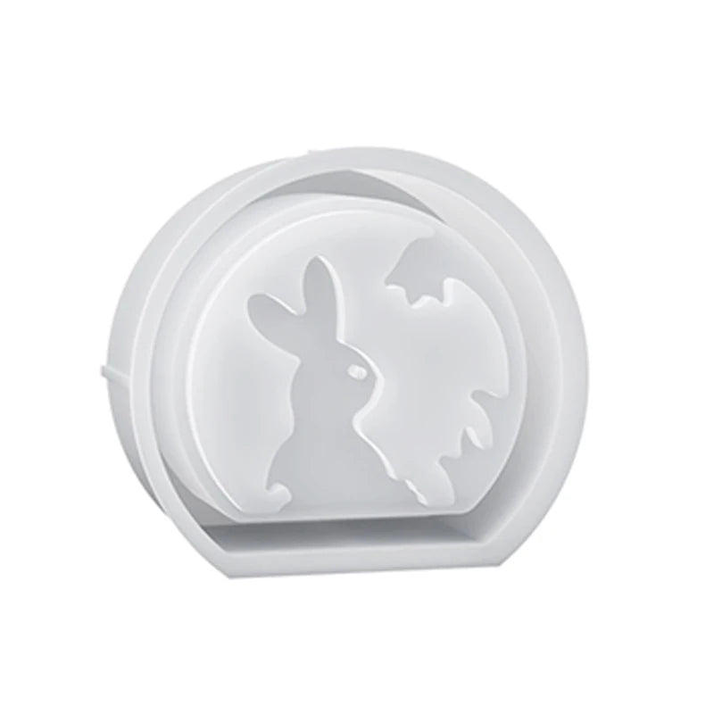 3D Easter Bunny Silicone Mold – DIY Rabbit Casting Mould