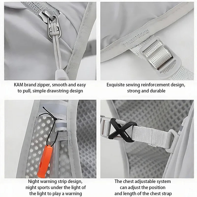Breathable Hydration Vest Backpack for Running Cycling Hiking Hydration Vest Pack Peaceful Pleasures Health and Wellness