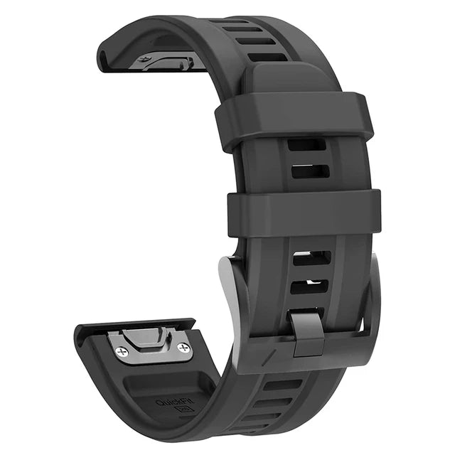 Silicone QuickFit Watch Band for Garmin Fenix & Instinct 22/26mm Peaceful Pleasures Health and Wellness
