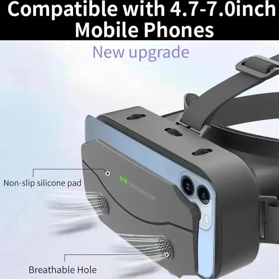 3D VR Headset Goggles for iOS & Android Smartphones