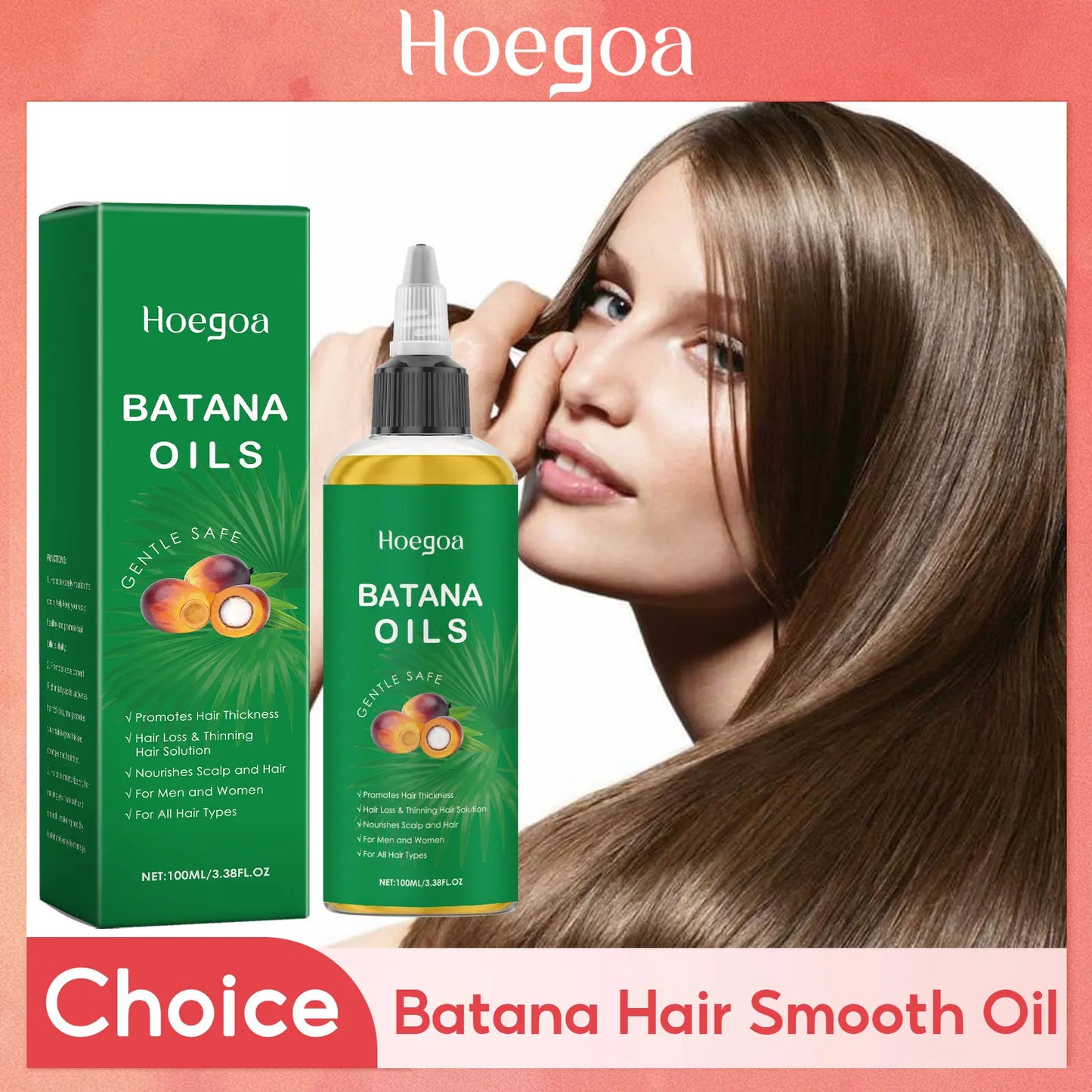 HOEGOA Batana Hair Oil – Nourishing & Strengthening 100ml