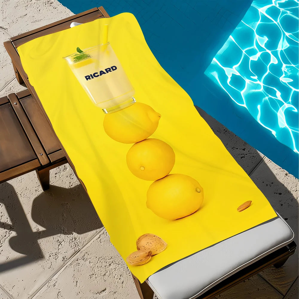 Quick-Dry Beach Towel | Soft Polyester Pool & Travel Towel Quick-Dry Beach Towel Peaceful Pleasures Health and Wellness z6 STJ150x260CM