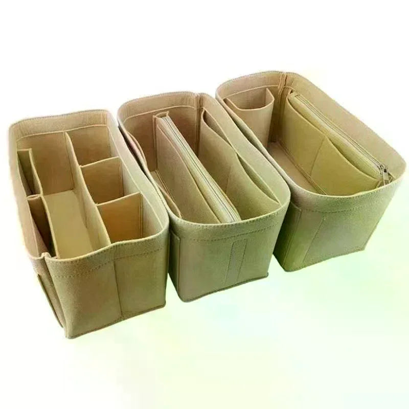 Felt Purse Organizer Insert – Bag Shaper & Storage Liner