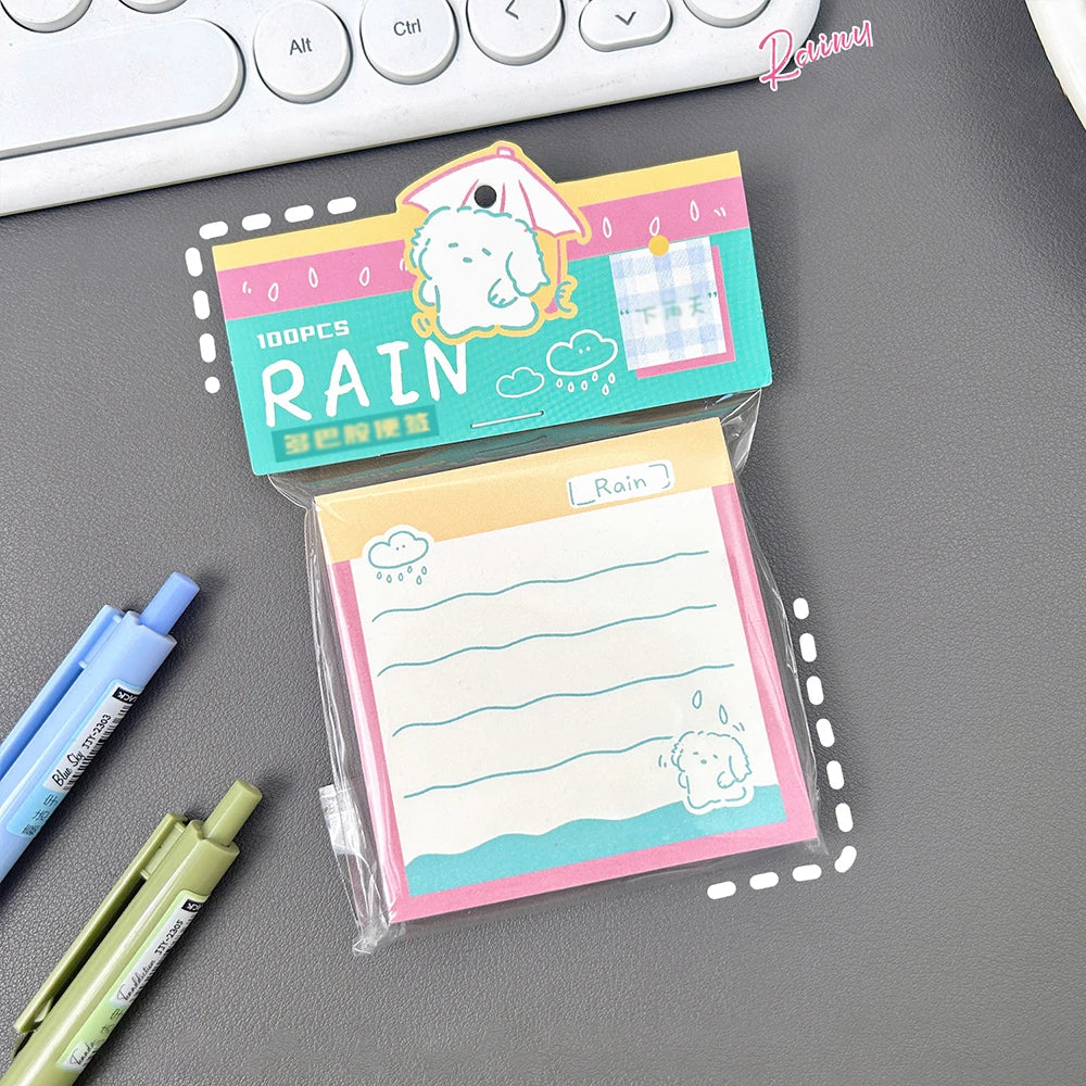 Memo Book Creative Simple Tearable Student Office Message Portable