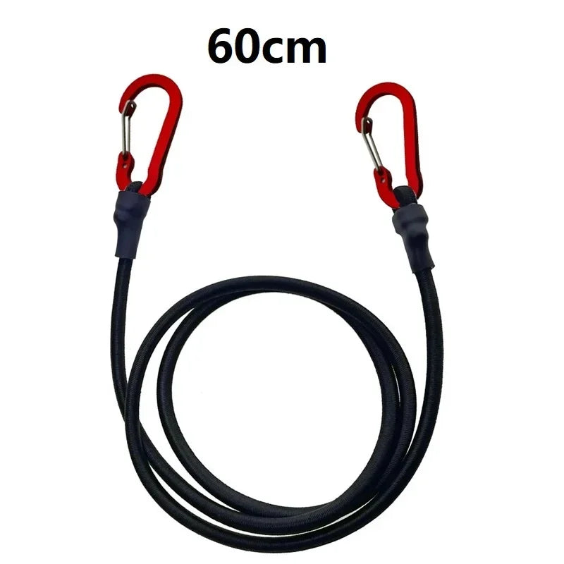 Heavy Duty Bungee Cords with Carabiner Hooks | Camping & Kayak