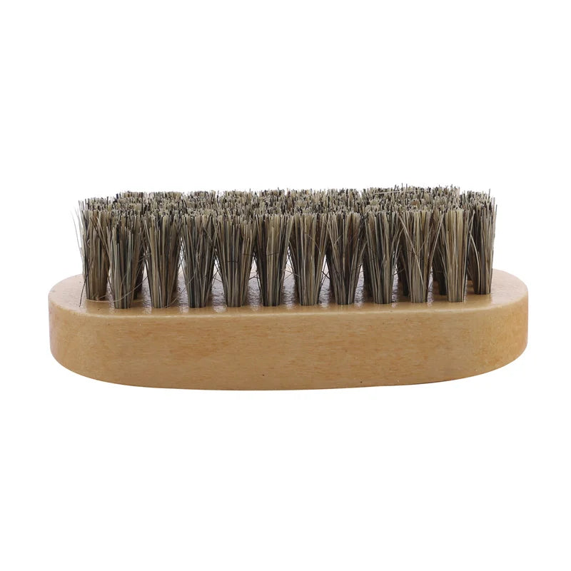Wooden Mini Turtle Back Small Square Brush Solid Wood Shoe Brush Cleaning Oil Pig Brush Wholesale Direct Sales Polishing Brush Peaceful Pleasures Health and Wellness as pictured