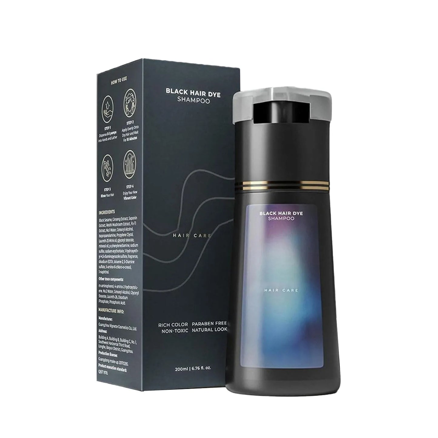 Polar Hair Dye Shampoo, Polar Hair Color, Polar Hair Color Shampoo for Gray Hair Coverage, Haircare Instant Dye Shampoo for Wome Peaceful Pleasures Health and Wellness