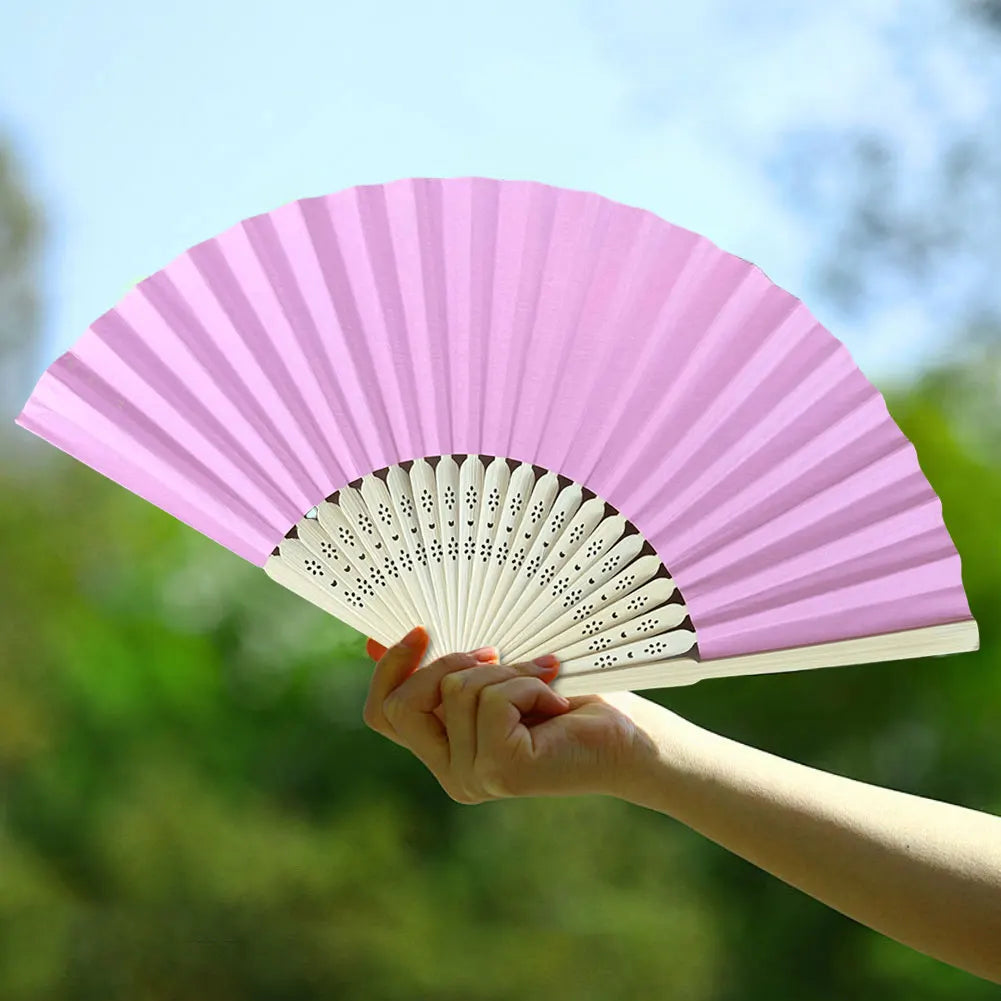 Blank Bamboo Folding Fan – DIY Calligraphy & Painting Hand Fan Peaceful Pleasures Health and Wellness