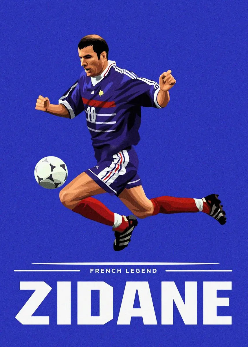 Soccer Football Star Canvas Wall Art Poster | Home Decor