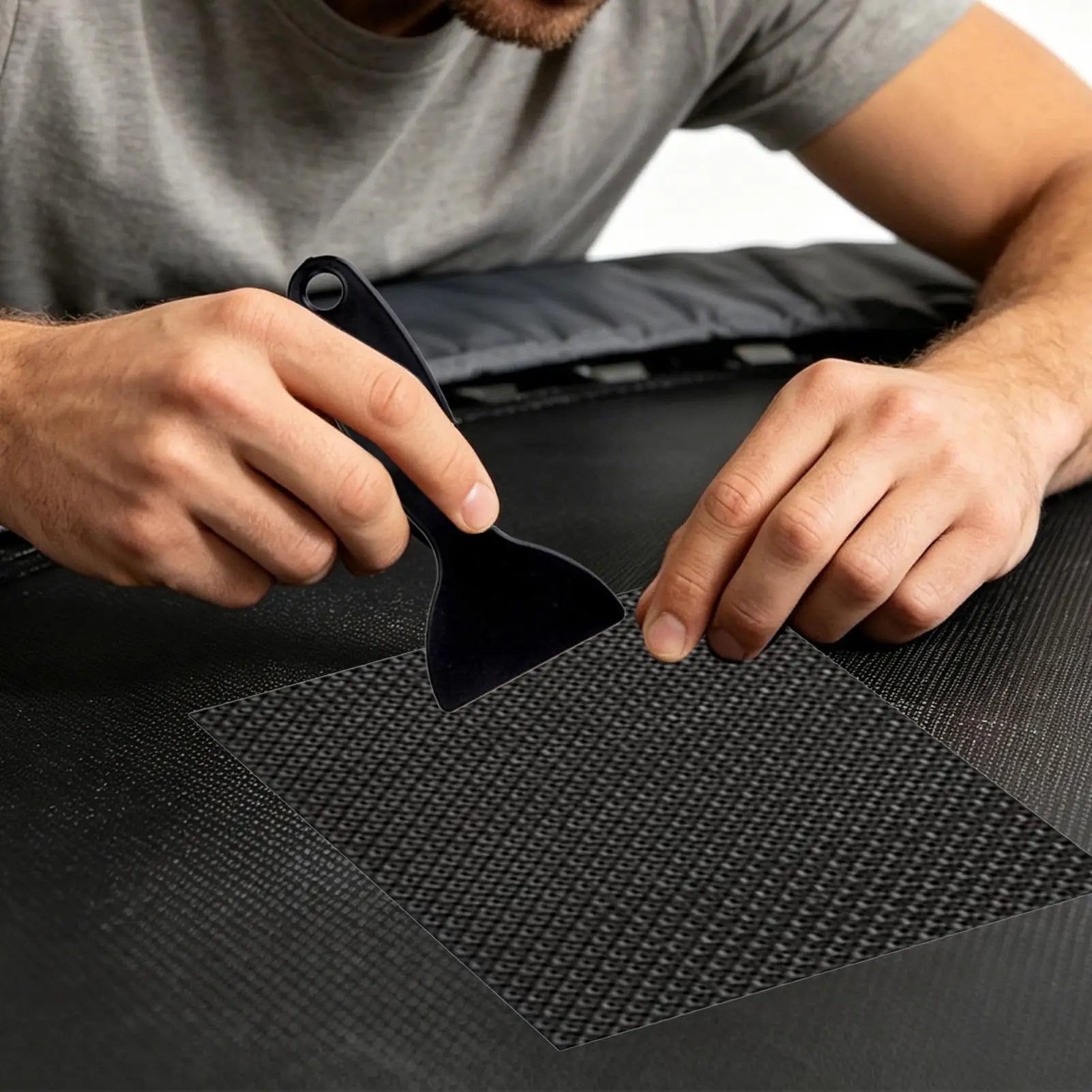 Trampoline Patch Repair Kit Cuttable Strong All-Weather Secure Mat Patch for Home Garden Yard Patio Lawn Grassland Peaceful Pleasures Health and Wellness