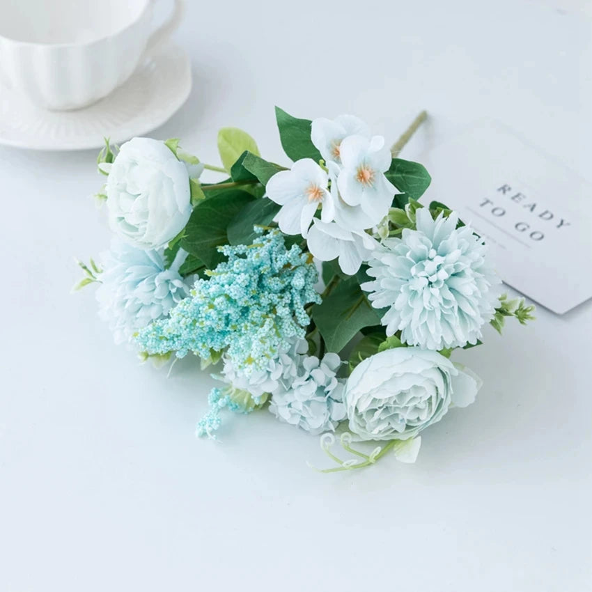 Artificial Silk Peony Ball Bouquet | Wedding & Home Decor