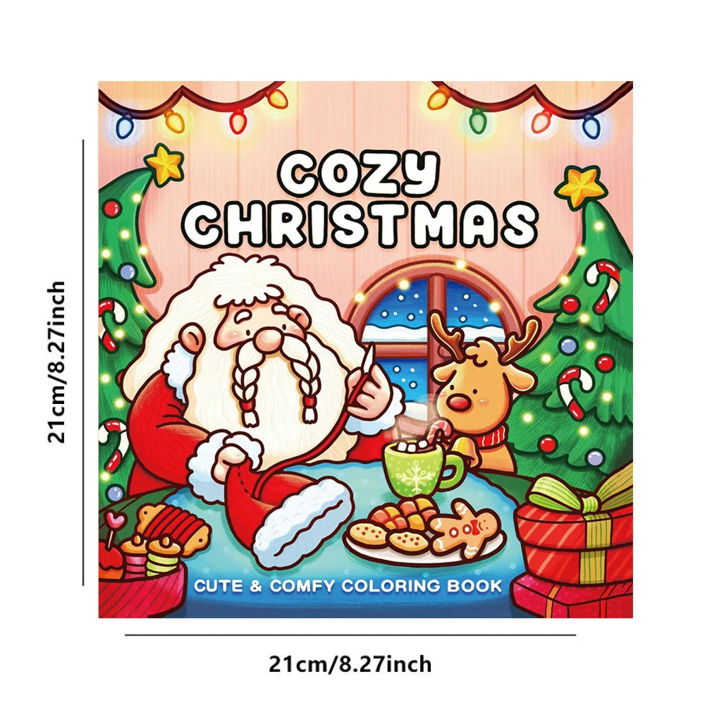 Adult Coloring Book Stress Relief Relaxation Art Therapy Cute Designs