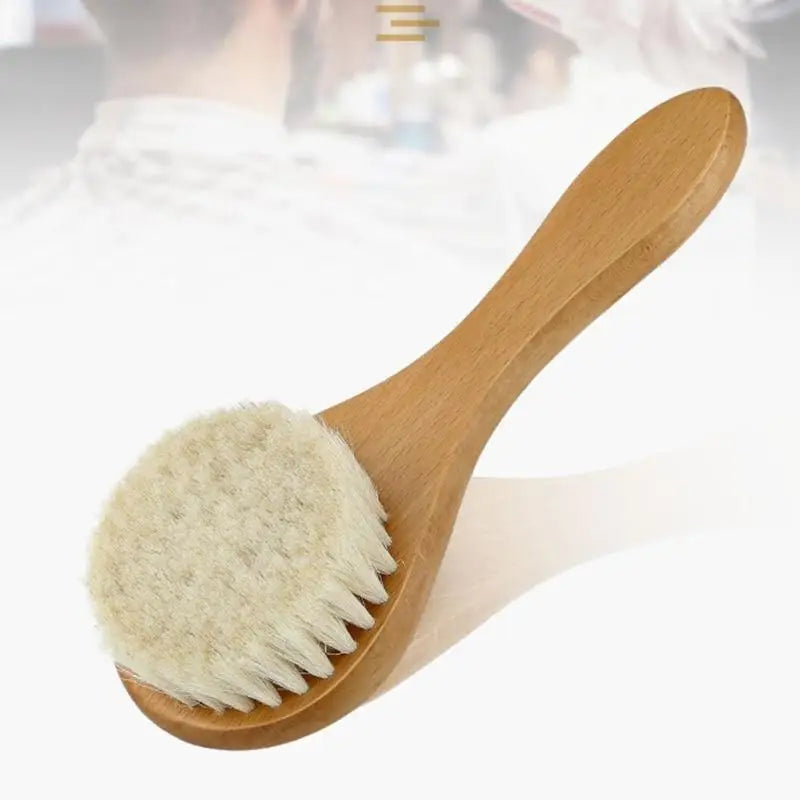 Baby Hair Brush – Soft Natural Bristle Wooden Newborn Brush