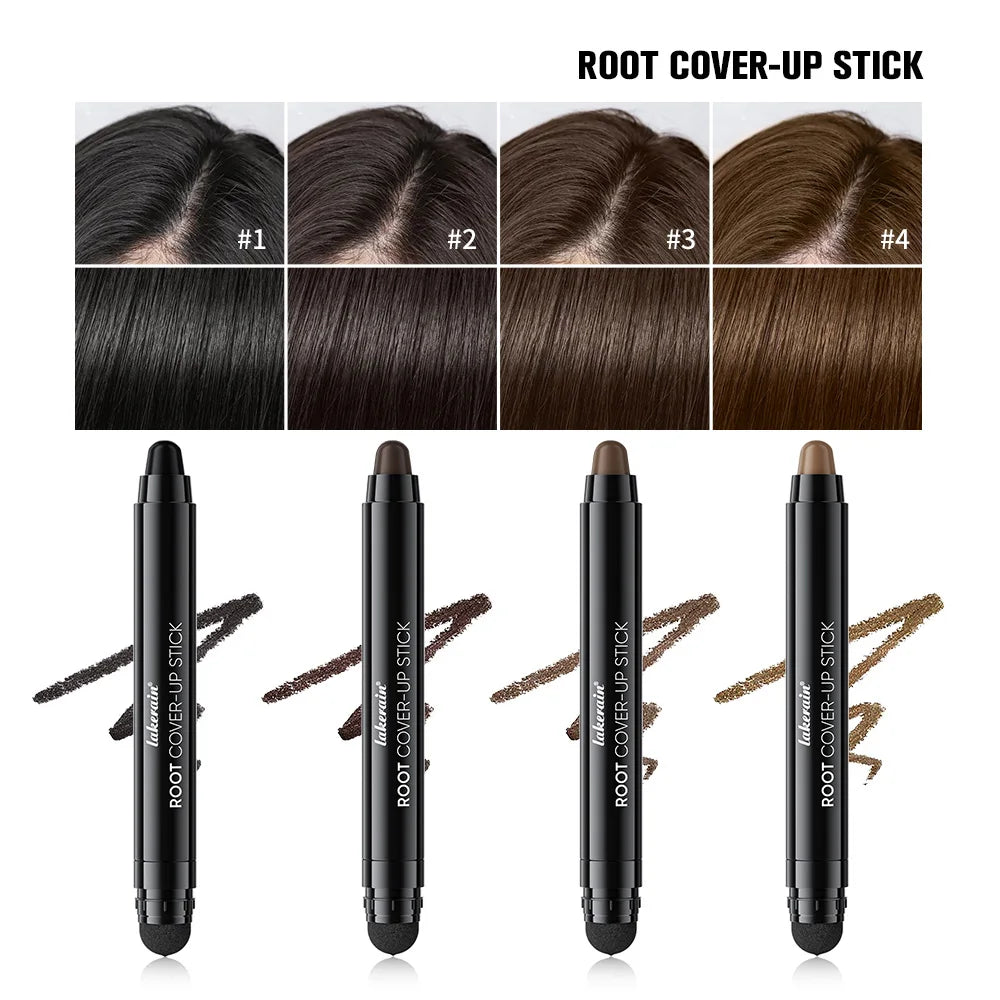 Hair Line Stick Pen Waterproof Hair Dye Pen & Brush Instantly Cover Grey White Hair Natural Hair Filling Hairline Shadow Makeup Peaceful Pleasures Health and Wellness 4Color