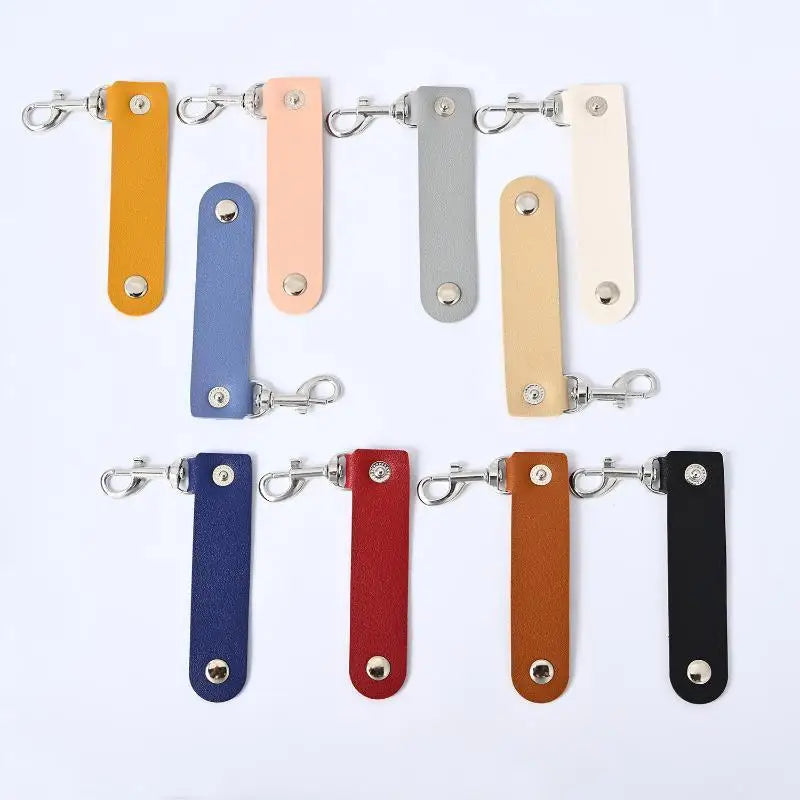 PU Leather Hat Clip with Swivel Hook | Bag & Key Accessory