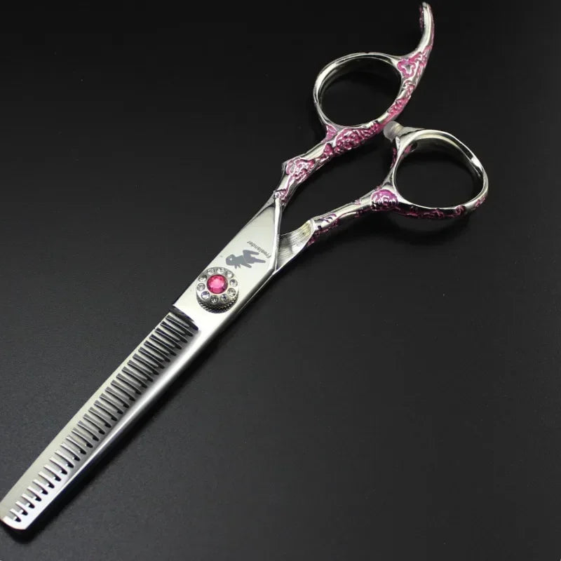 6" Professional Thinning Shears – Japan 440C Steel Hair Scissors