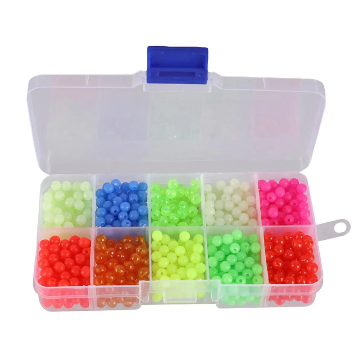 Glowing Fishing Beads Set, Soft Plastic Oval Round Fluorescent Eggs, Saltwater Bait, Deep Sea Night Fishing Tools, 1000pcs Box Peaceful Pleasures Health and Wellness 1box