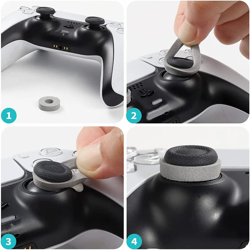 For PS5 Precision Rings Thumbstick Adjustment Analog Stick Aim Assist Motion for Switch Pro PS4 for XBox One Controller Peaceful Pleasures Health and Wellness
