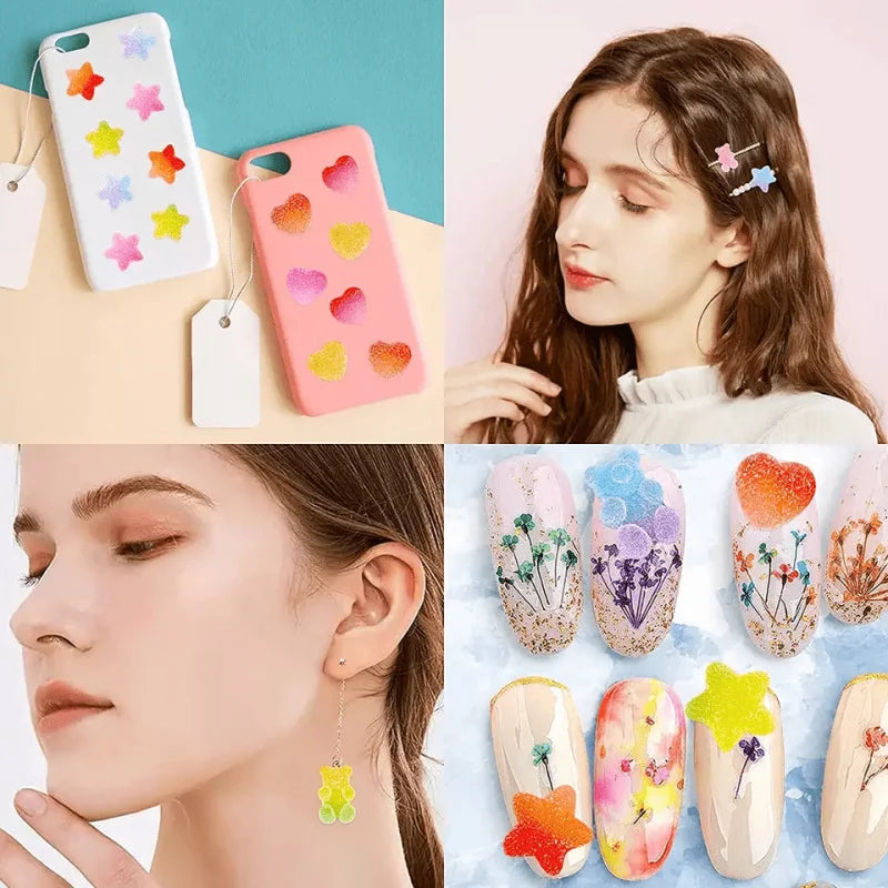 70 Mini Jelly Candy Pendants – DIY Charms for Crafts, Phone Cases & Nail Art Peaceful Pleasures Health and Wellness