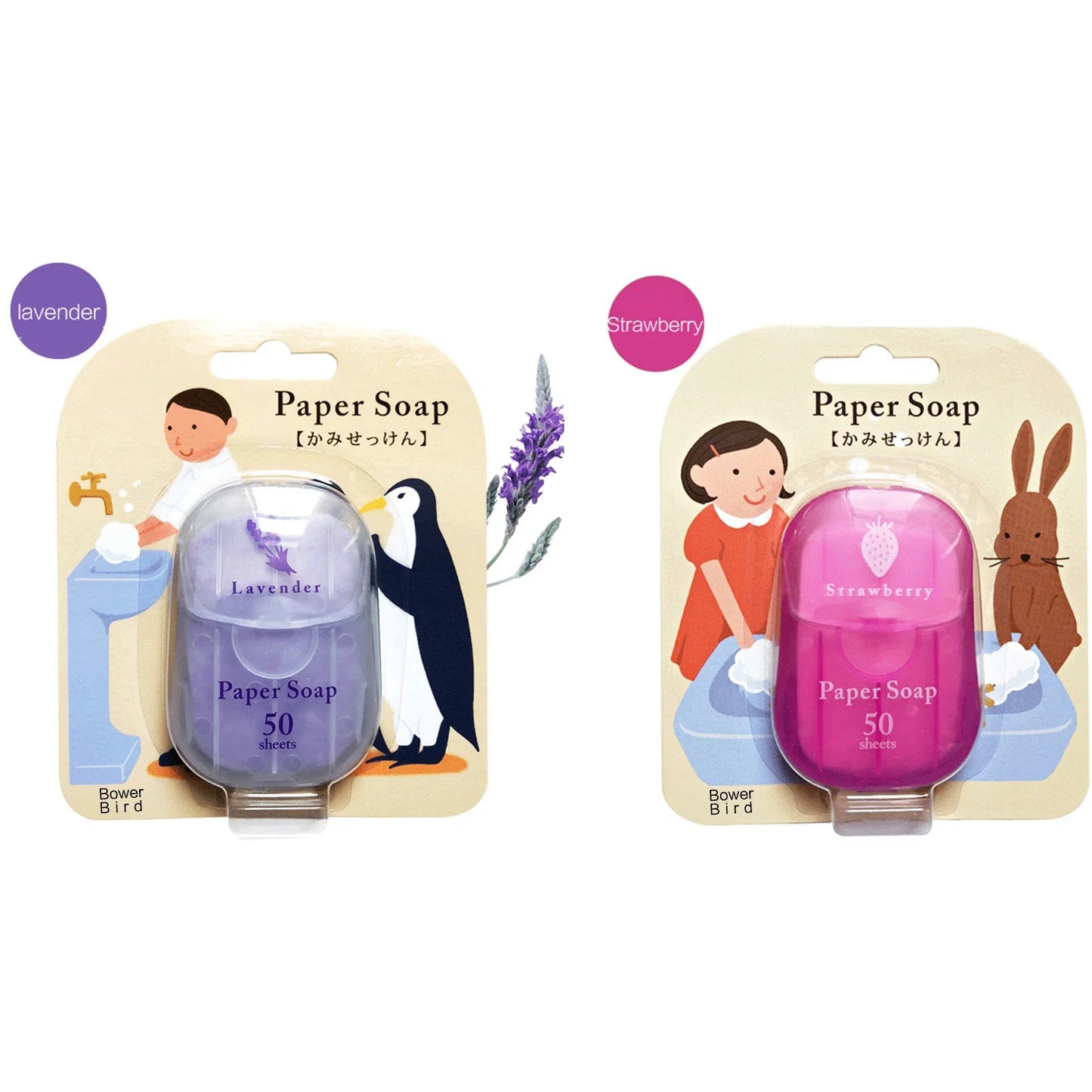 Portable Paper Soap Tablets – 50 Disposable Travel Soap Sheets