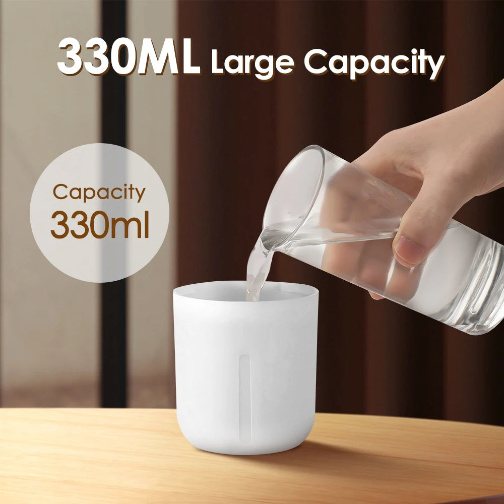Portable Desk Humidifier USB Nano Mist Air Atomizer with Colorful LED Light Silent Room Humidifier for Sleep Office Peaceful Pleasures Health and Wellness