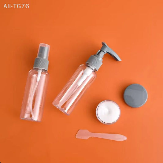 6-Piece Leak-Proof Refillable Travel Bottles for Toiletries Travel Bottle Set Peaceful Pleasures Health and Wellness