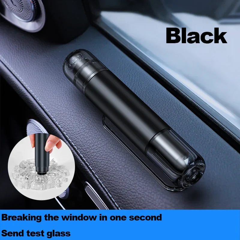 2-in-1 Car Window Breaker & Seatbelt Cutter Emergency Tool