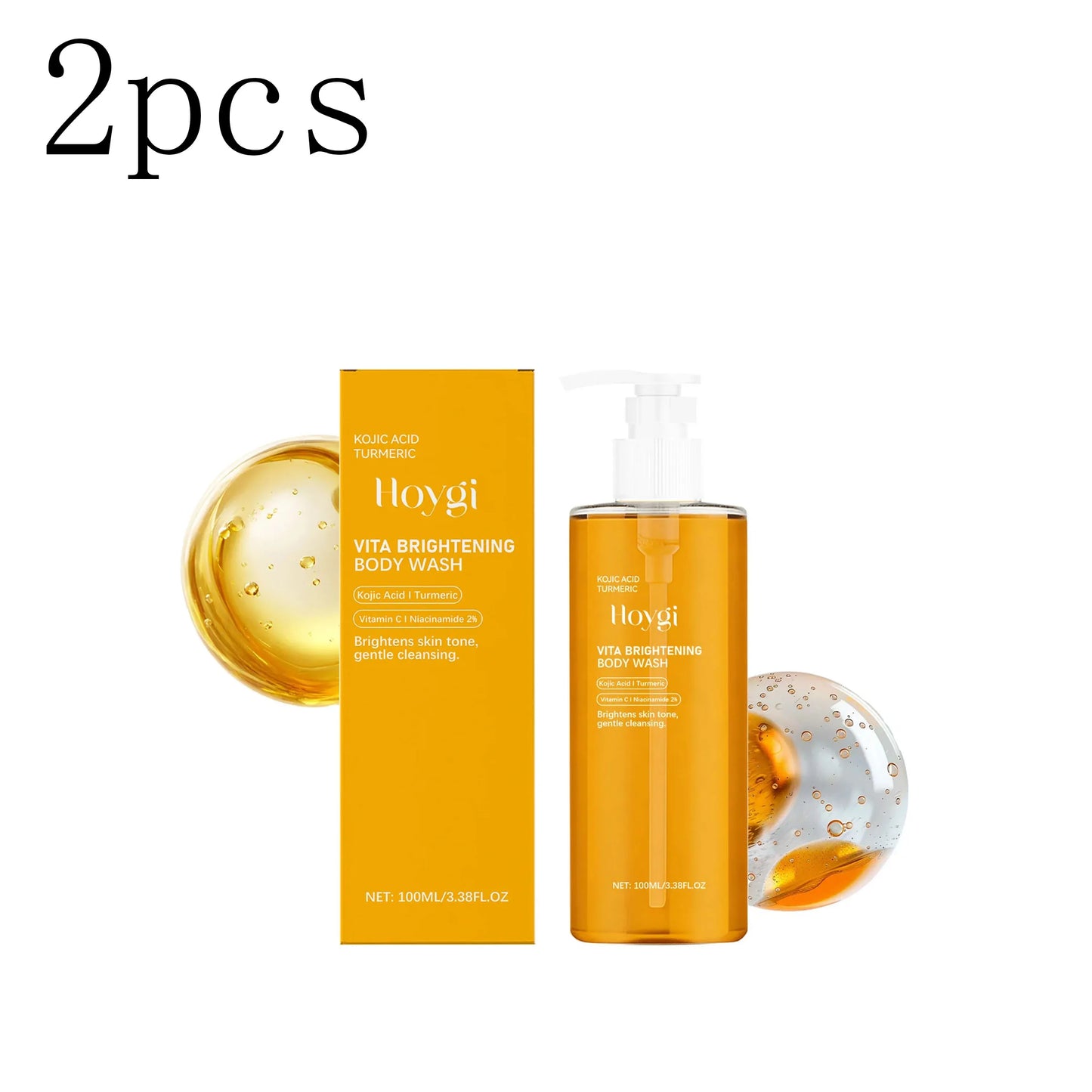 Kojic Acid & Turmeric Brightening Body Wash | Shower Gel