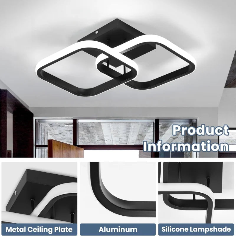 RUNTOIN Nordic LED Ceiling Light | Modern Home Lamp