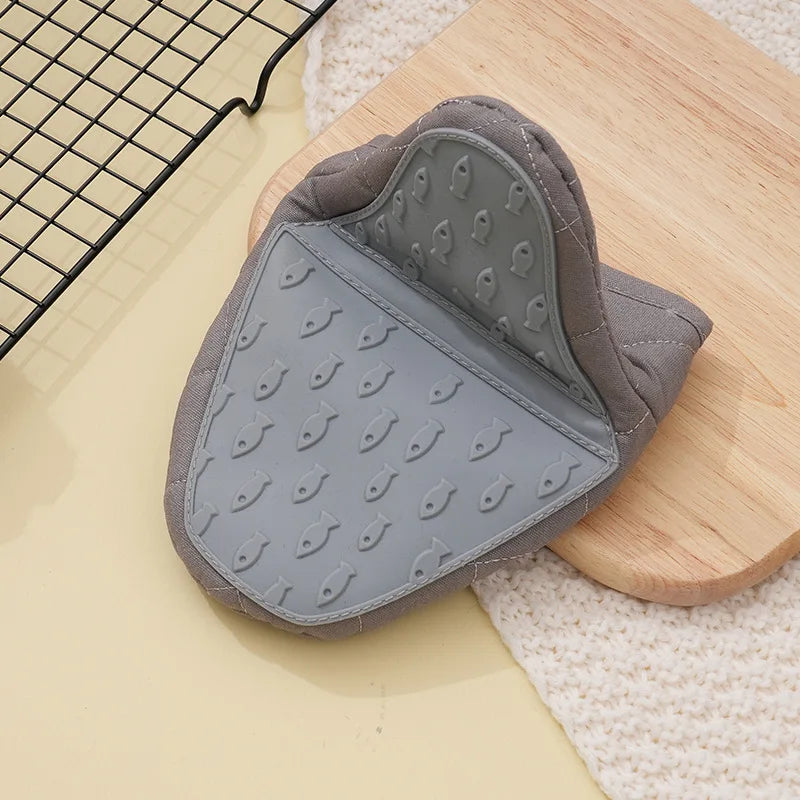Silicone Oven Mitts 2-Pack | Heat Resistant Anti-Scald Kitchen Gloves Silicone Oven Mitts Peaceful Pleasures Health and Wellness