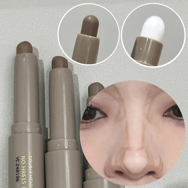 Double-Head Contour Pen & Smudge Brush | Nose Shadow Stick