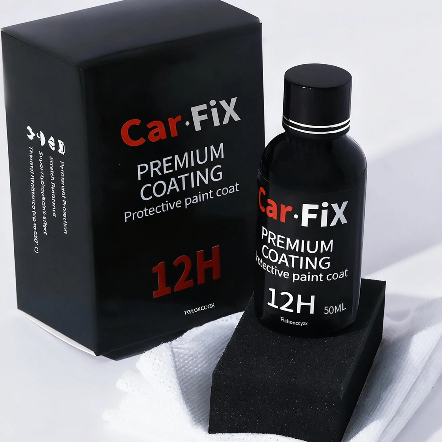 Graphene Ceramic Coating 12H Coating for Car Detailing Professionals 5+ Years of Protection Car Ceramic Coat Super Hydrophobic Peaceful Pleasures Health and Wellness 50ml set