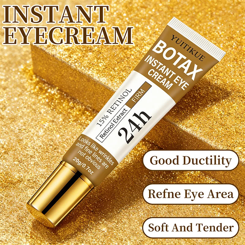 YUITIKUE Botax Instant Eye Cream | 15% Retinol Extract | 24h Firming Formula For Reducing The Look Of Wrinkles & Fine Lines 20g Peaceful Pleasures Health and Wellness