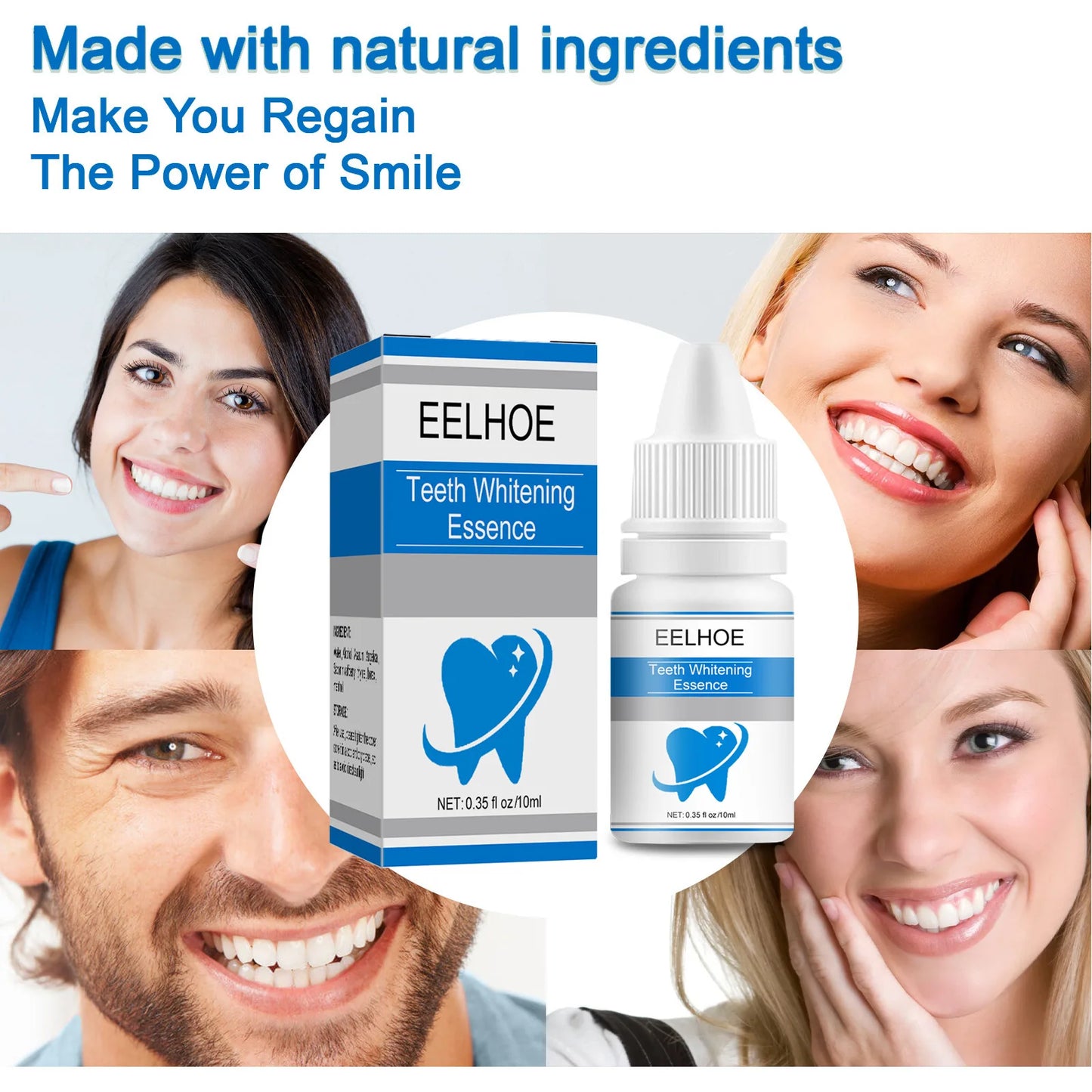 EELHOE Teeth Whitening Serum – Plaque & Stain Remover 10ml
