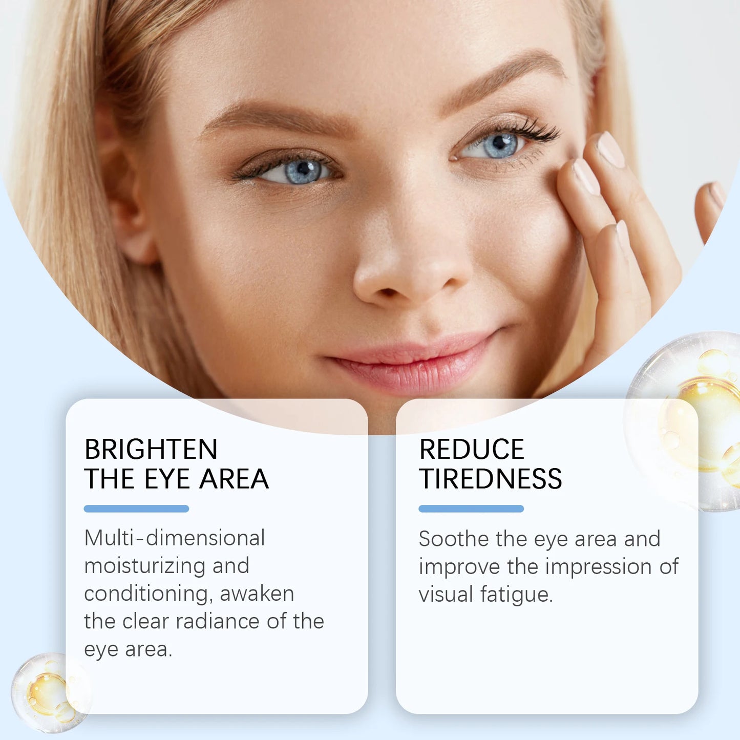 Refreshing Eye Gel for Reducing Dark Cicles and Eye Bags Relieve Tiredness Brighten Eye Area Anti Eye Bags Nicotinamide Eye Care Peaceful Pleasures Health and Wellness