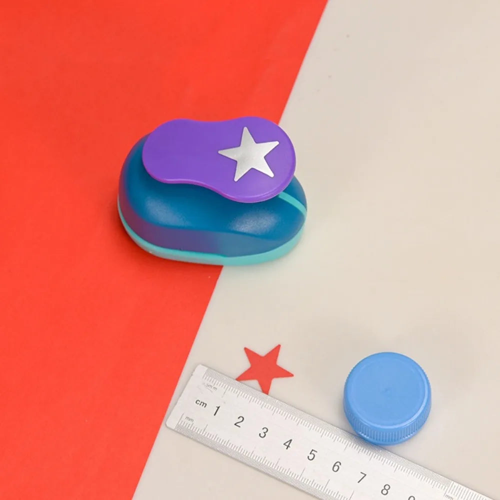 8/16/22/31/50mm Embossing Machine Paper Cutter Labor-saving Crafts Hole Puncher Cutting Craft Craft Tools Star Punching Machine Peaceful Pleasures Health and Wellness 22mm