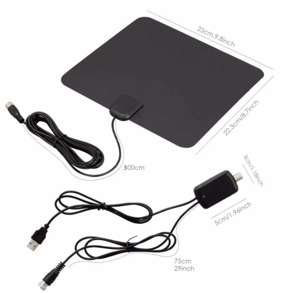 2025 HD Digital TV Antenna 4K 1080P Indoor Outdoor Long Range