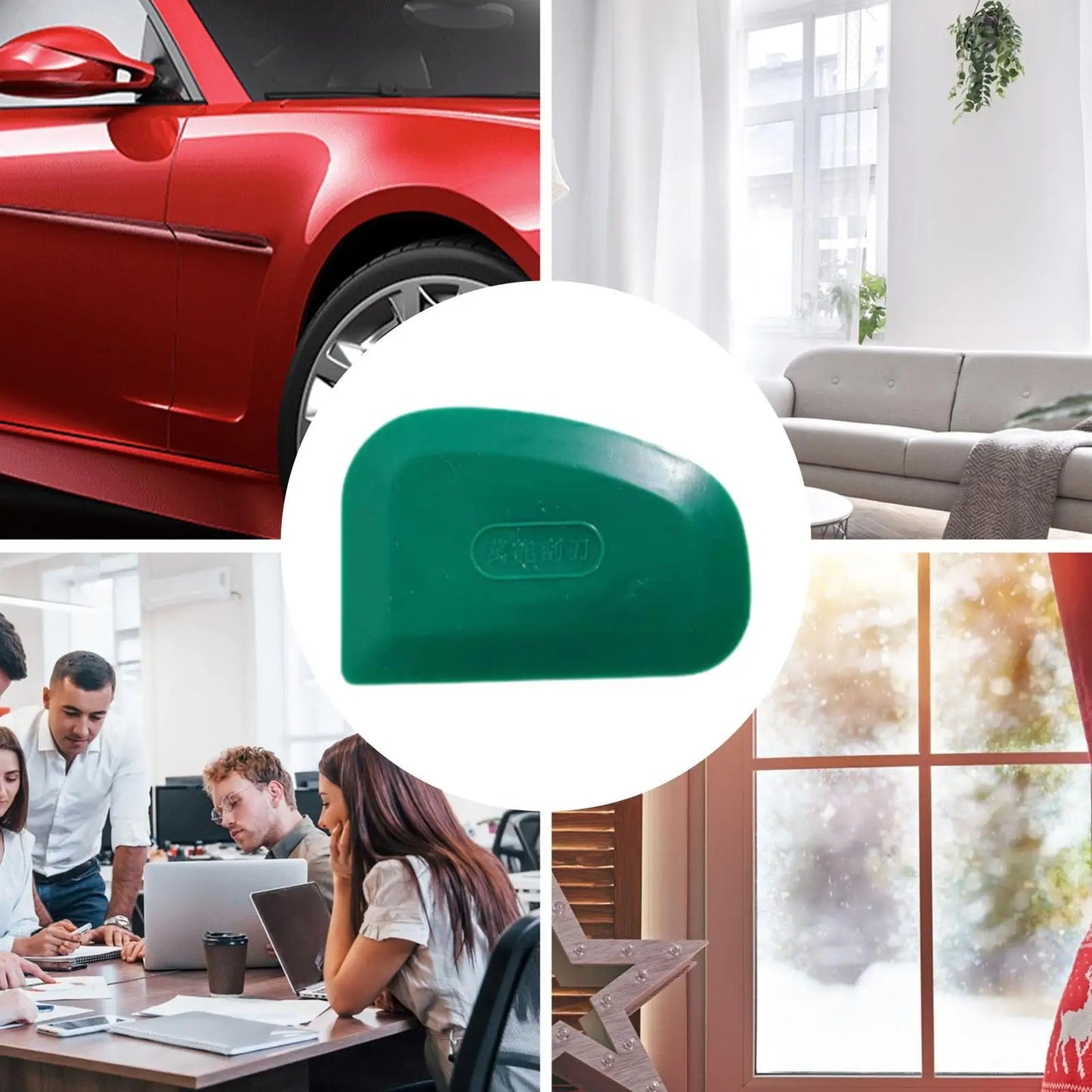 Oval PP Body Filler Spreader | Auto Putty Scraper Tool