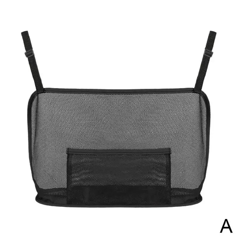 Large Capacity Car Seat Net Pocket Handbag Purse Holder Mesh Back Pouch Between Seats Storage Bag Organizer Car Accessories Peaceful Pleasures Health and Wellness A