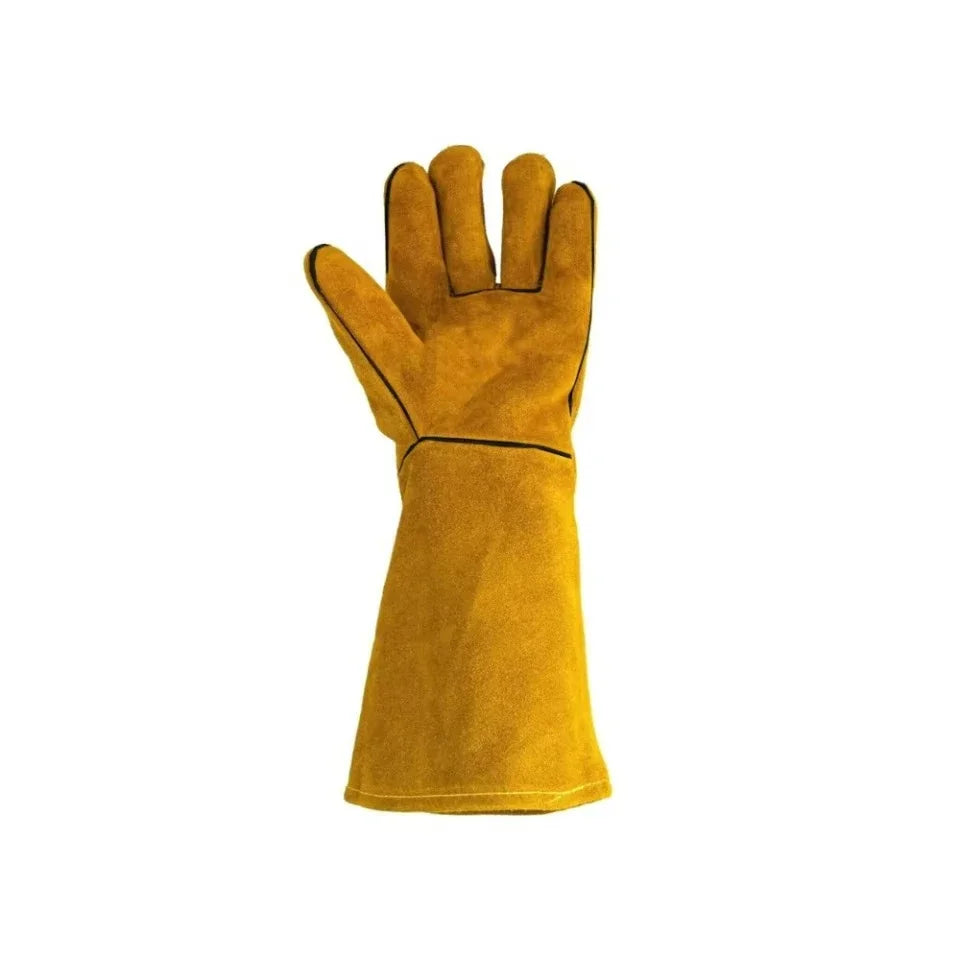 Flame-Retardant Leather Welding Gloves | Heat-Resistant