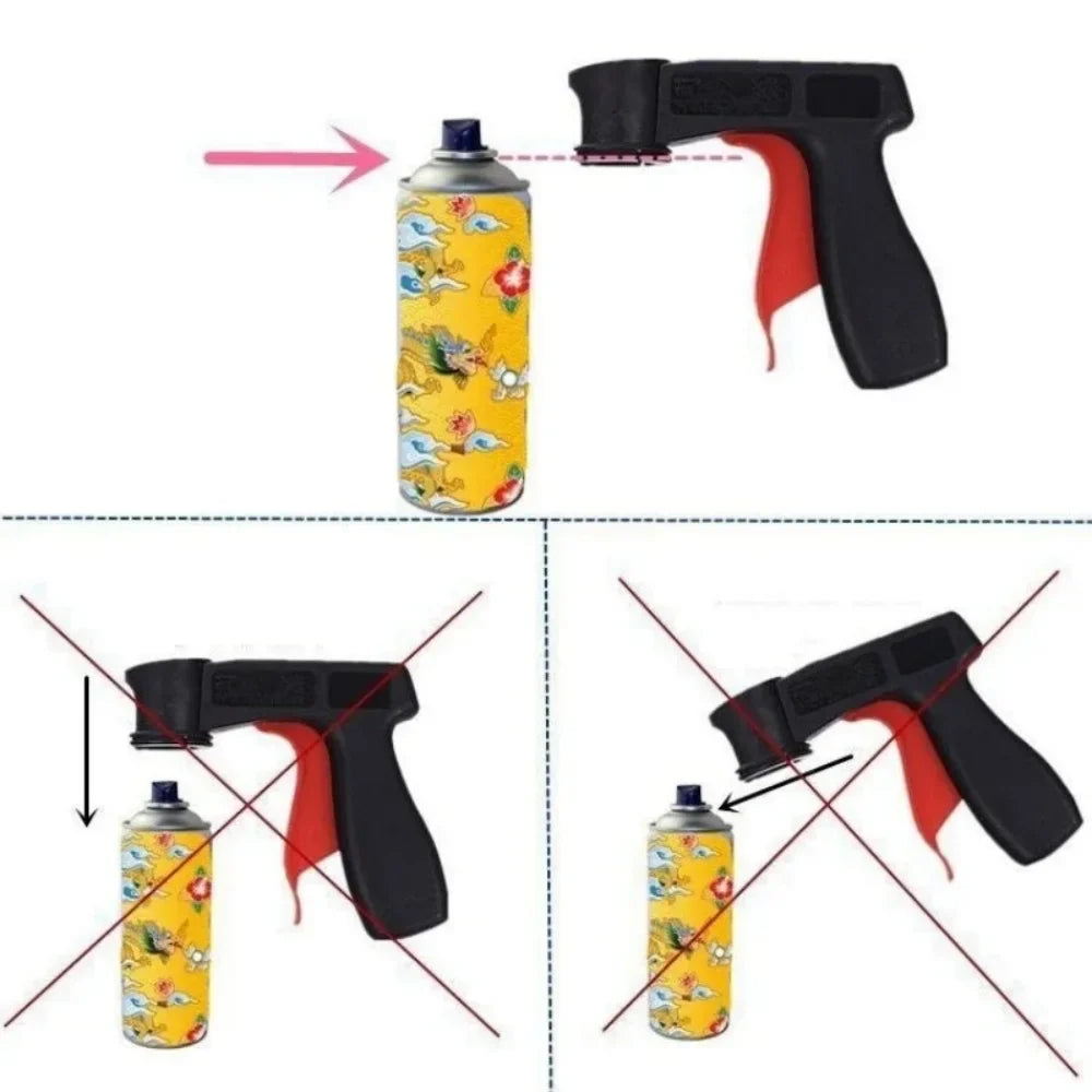 Aerosol Spray Can Trigger Handle – Universal Car Care Tool