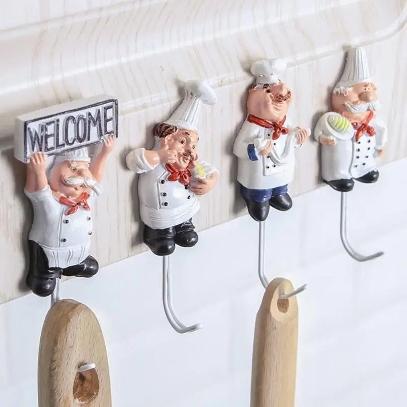 Cartoon Kitchen Hook Wall Hanger Concise Design Creative Utensil