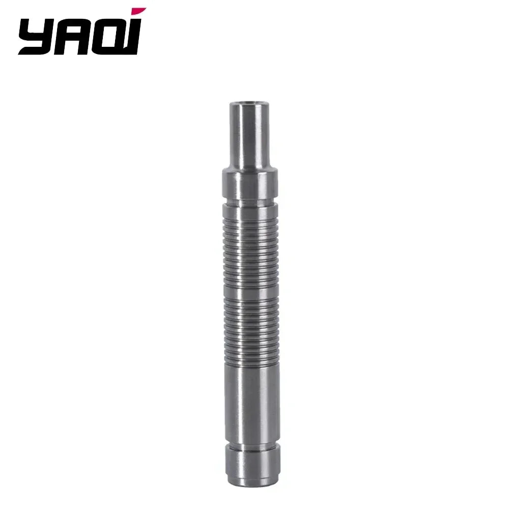 Yaqi 316 Stainless Steel Men Safety Razor Handle The 12mm Diameter and 82mm Length Provide Comfortable Grip Durability Portable Peaceful Pleasures Health and Wellness RH2114