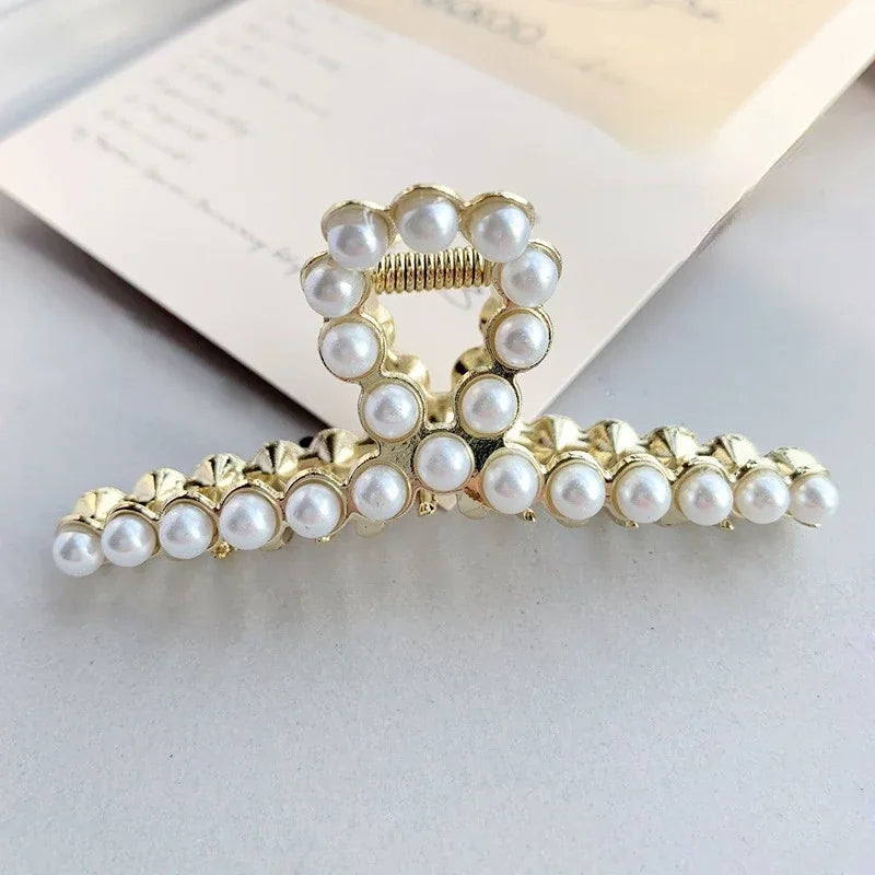 2-Pack Metal Geometric Hollow Hair Claw Clips & Barrettes Hair Claw Clips Peaceful Pleasures Health and Wellness C