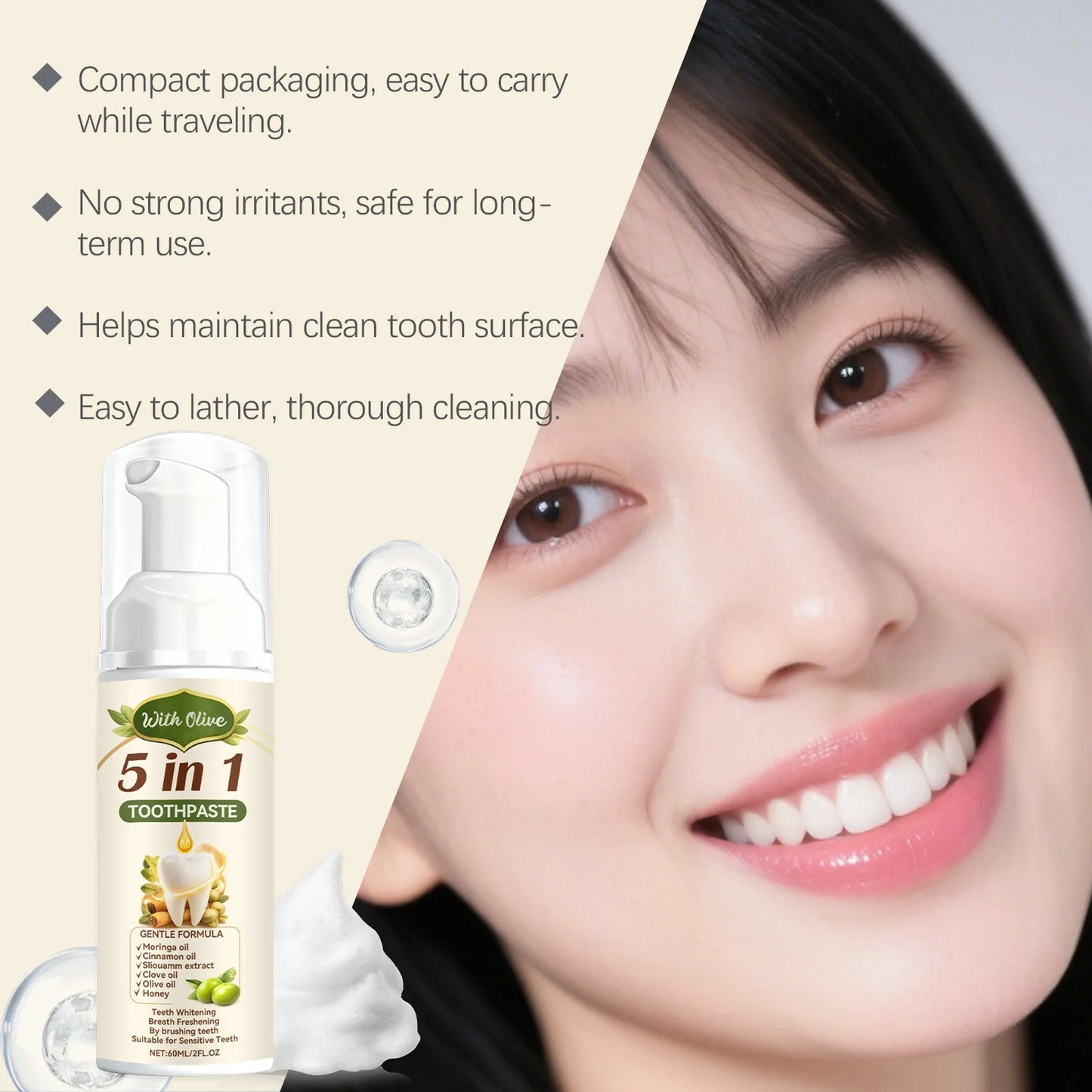 Olive Teeth Clean Toothpaste for Oral Health Peaceful Pleasures Health and Wellness