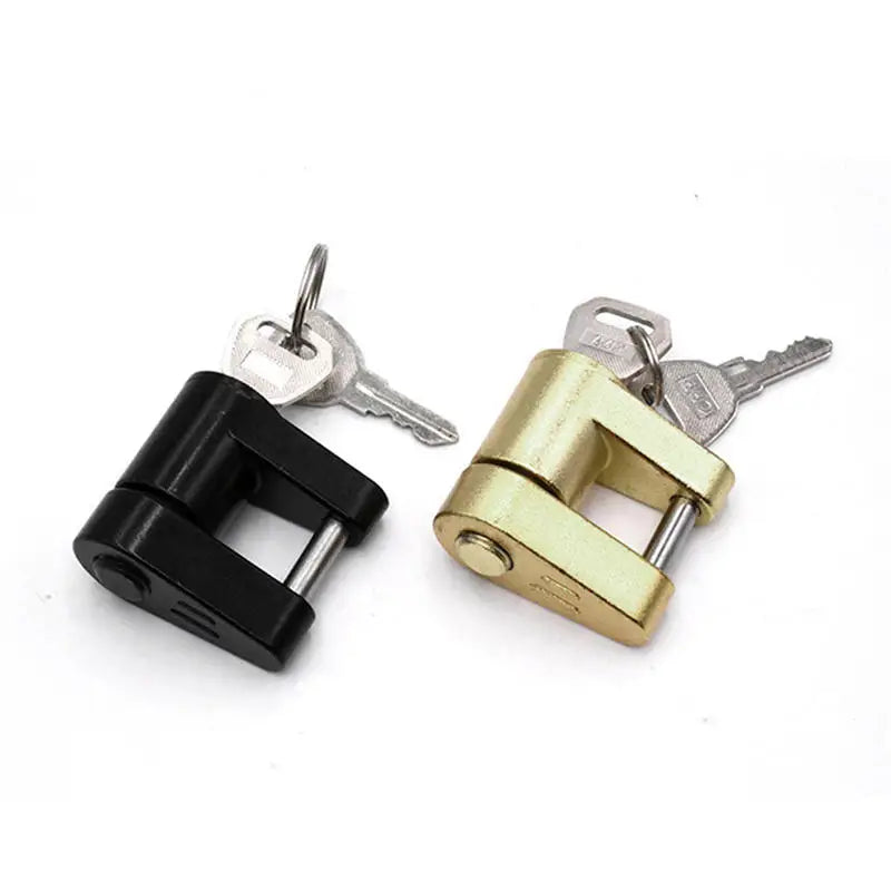 Trailer Hitch Lock Zinc Alloy Anti Theft Security Lock with 2 Keys for RV Truck Boat Trailer Connector Protector Peaceful Pleasures Health and Wellness