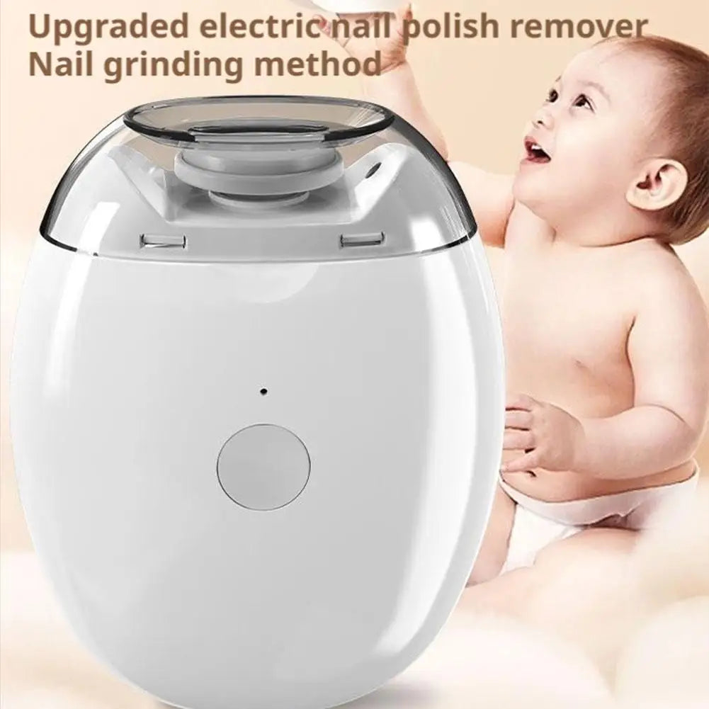 2-in-1 Electric Nail Clipper & Grinder with LED Light | Baby & Adult