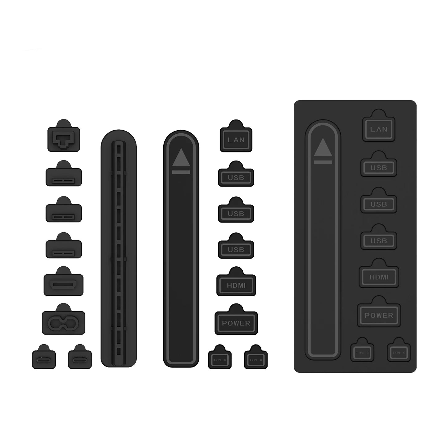 Silicone Dust Protector For PS5 /Slim/Pro Console Anti-Dust Cover Dustproof Plug For PS5 /Slim/Pro Game Console Accessories Peaceful Pleasures Health and Wellness