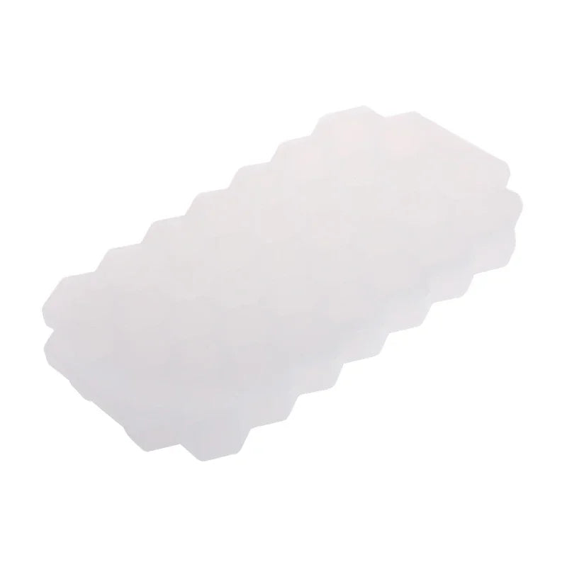 Silicone Honeycomb Ice Cube Tray – 37 Hexagonal Molds